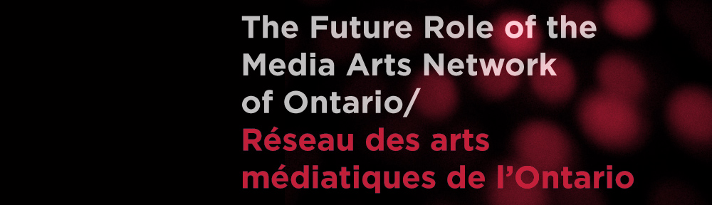 Discussion Document on the Future Role of the Media Arts Network of Ontario/Réseau des arts médiatiques de l’Ontario